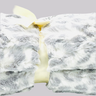 Shaw Grey Leopard Print Blanket