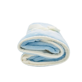 Angel Blue Velour Blanket