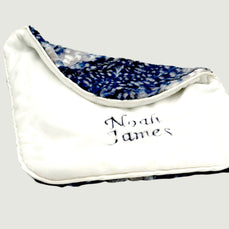Noah Blue Leopard Baby Basket