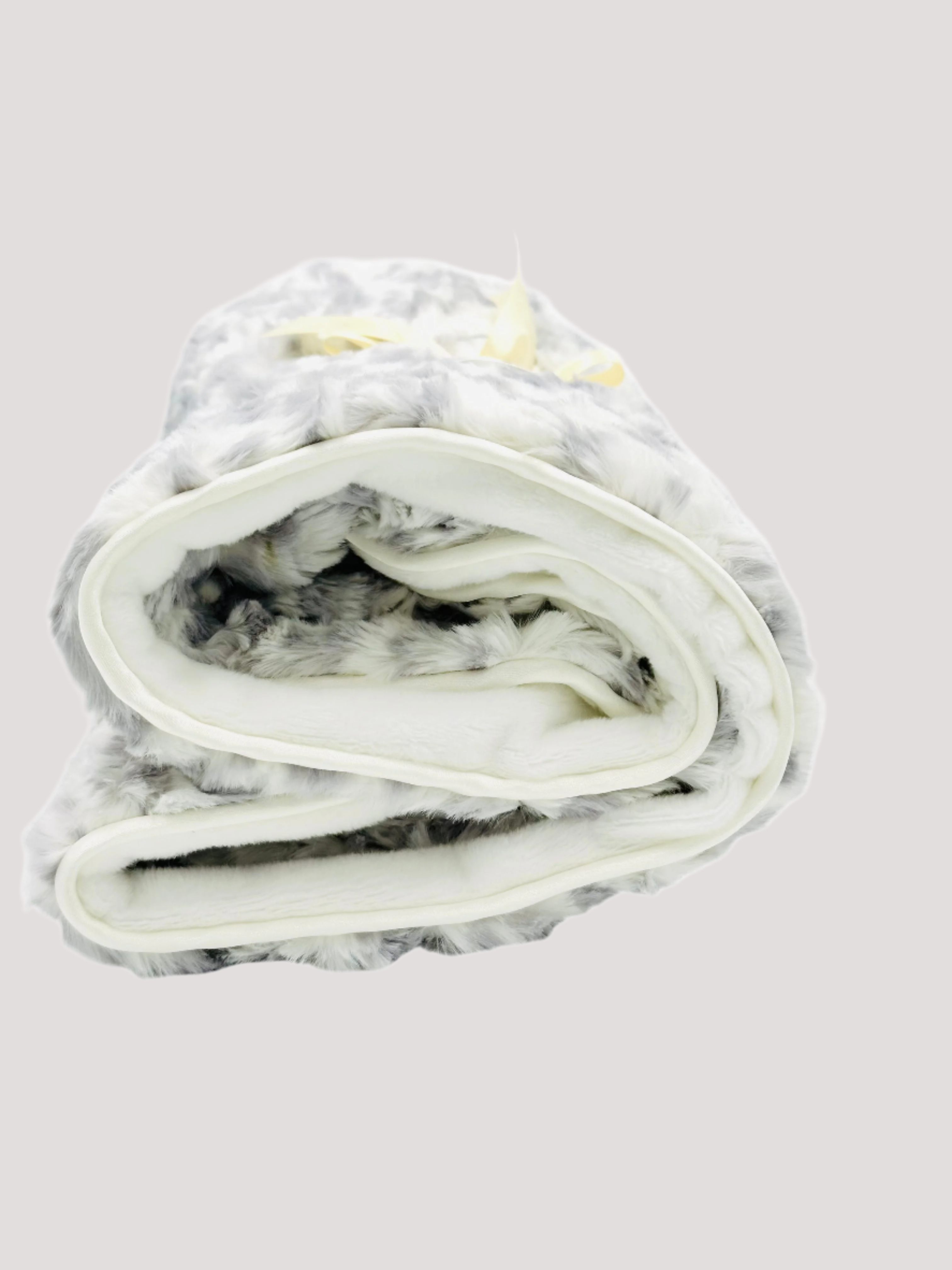 Shaw Grey Leopard Print Blanket