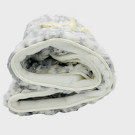 Calloway Grey Cow Print Blanket