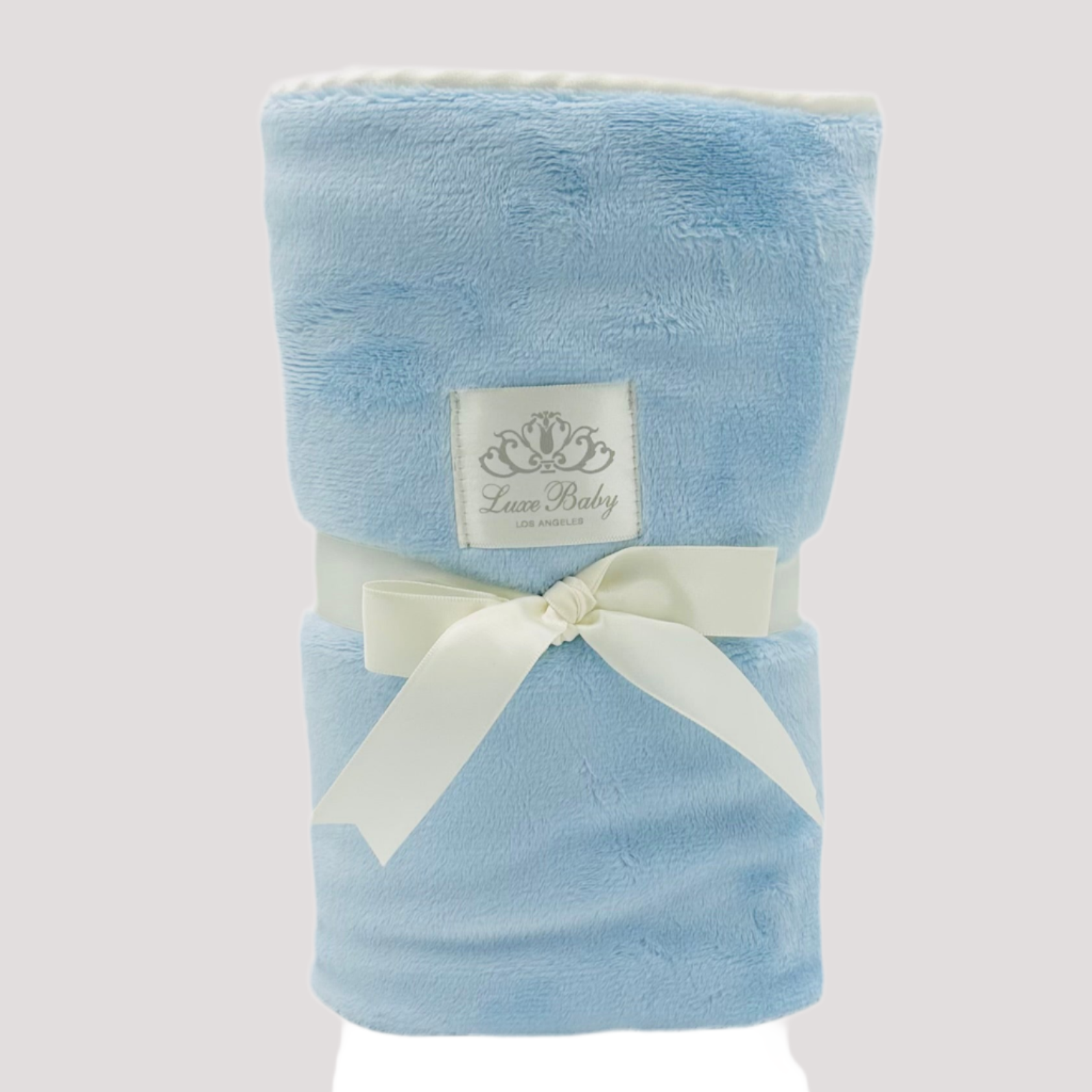 Angel Blue Velour Blanket