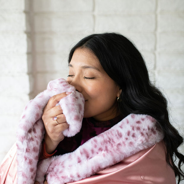 Luxe Baby Plush Leopard Blanket - Throw to Kind Size Blanket - Home Essentials & Corporate Gifts-Custom Made