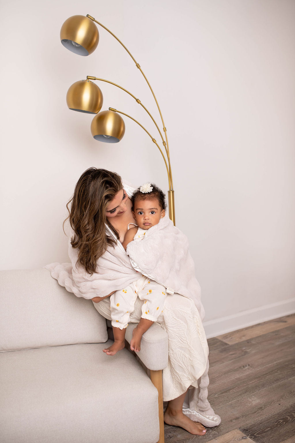 Luxe Baby Plush Cream Blanket - Throw to Kind Size Blanket - Home Essentials & Corporate Gifts-Custom Made