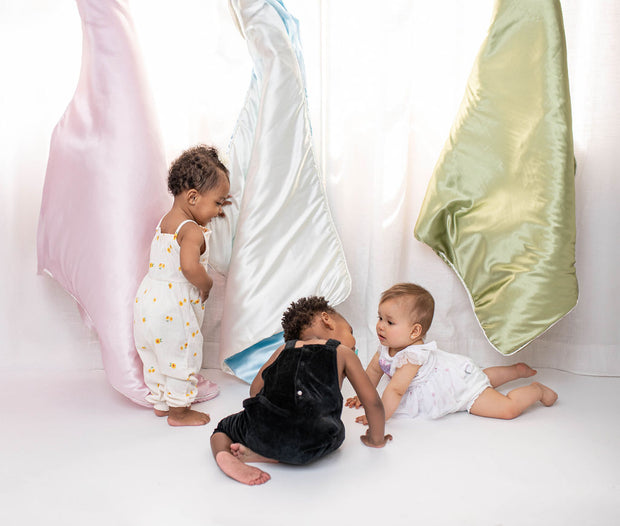 Cloud Satin Blanket-CRIB SIZE  36 X 42
