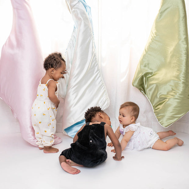 Cloud Satin Blanket-CRIB SIZE  36 X 42