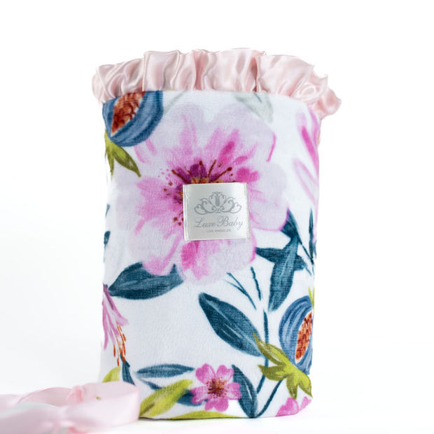 Luxe Baby Spring Floral Blanket - Baby Stroller Blanket - Newborn Baby Essentials & Baby Gifts - 29x35" (Copy)