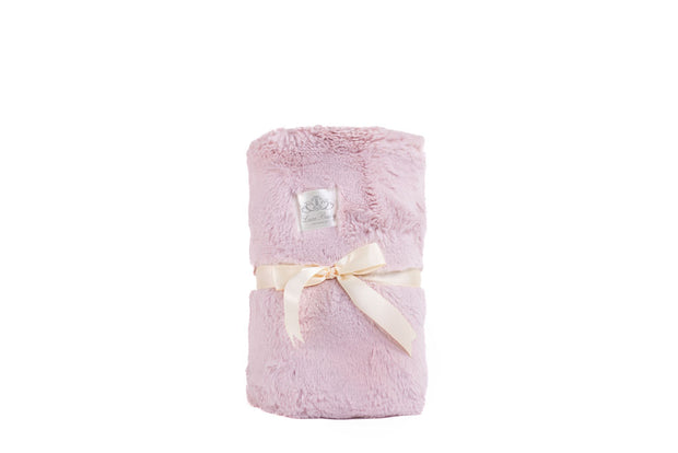 Luxe Baby Plus Mia Pink Blanket - Baby Stroller Blanket - Newborn Baby Essentials & Baby Gifts - 29x36"