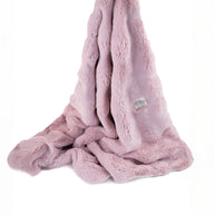 Luxe Baby Plus Mia Pink Blanket - Baby Stroller Blanket - Newborn Baby Essentials & Baby Gifts - 29x36