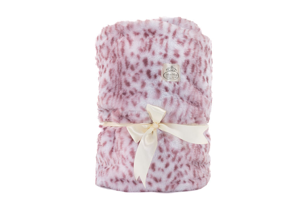 Luxe Baby Plush Leopard Blanket - Throw to Kind Size Blanket - Home Essentials & Corporate Gifts-Custom Made