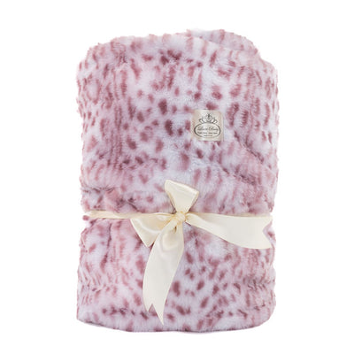 Luxe Baby Plush Leopard Blanket - Throw to Kind Size Blanket - Home Essentials & Corporate Gifts-Custom Made