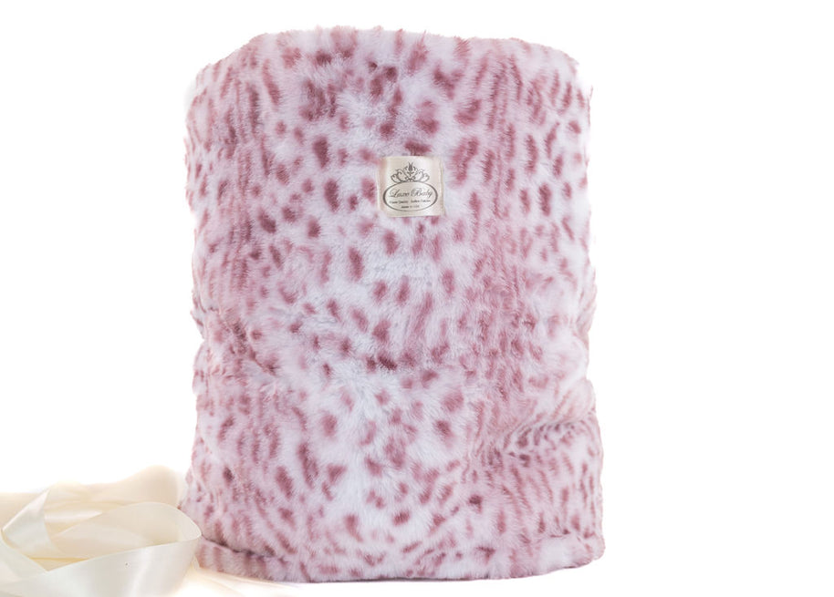 Luxe Baby Plush Leopard Blanket - Throw to Kind Size Blanket - Home Essentials & Corporate Gifts-Custom Made