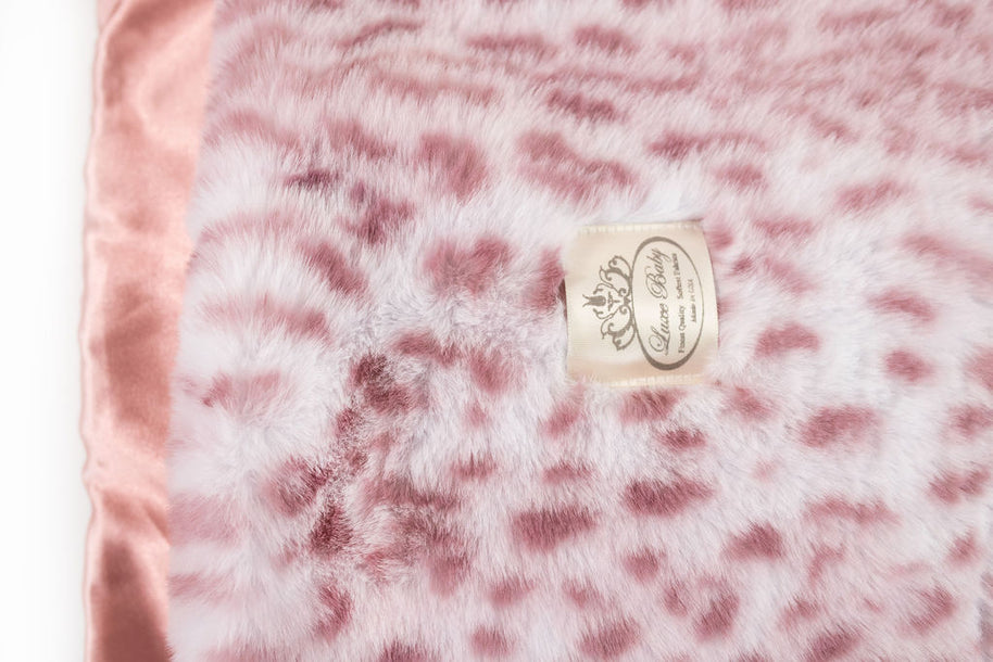 Luxe Baby Plush Leopard Blanket - Throw to Kind Size Blanket - Home Essentials & Corporate Gifts-Custom Made