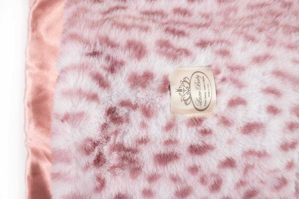 Luxe Baby Plush Leopard Blanket - Throw to Kind Size Blanket - Home Essentials & Corporate Gifts-Custom Made