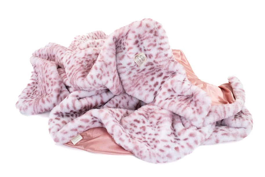 Luxe Baby Plush Leopard Blanket - Throw to Kind Size Blanket - Home Essentials & Corporate Gifts-Custom Made