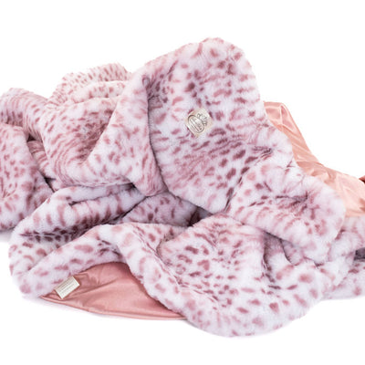 Luxe Baby Plush Leopard Blanket - Throw to Kind Size Blanket - Home Essentials & Corporate Gifts-Custom Made