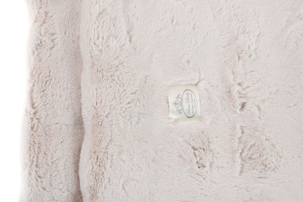 Luxe Baby Plush Cream Blanket - Throw to Kind Size Blanket - Home Essentials & Corporate Gifts-Custom Made