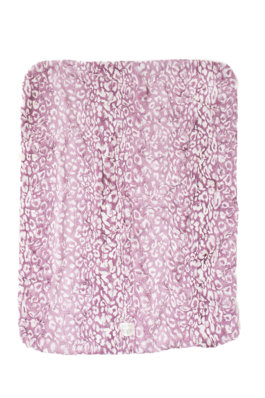 Cheetah Lilac Print Blanket for Babies – Satin Trimmed - 29x36"