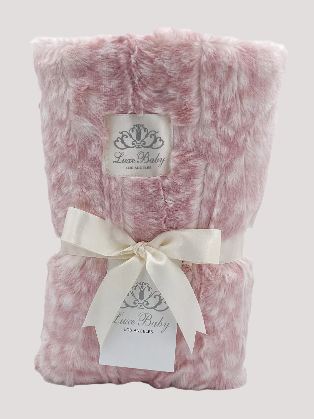 Charlie Cheetah Pink Blanket
