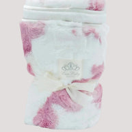 Calloway Pink Cow Print Blanket