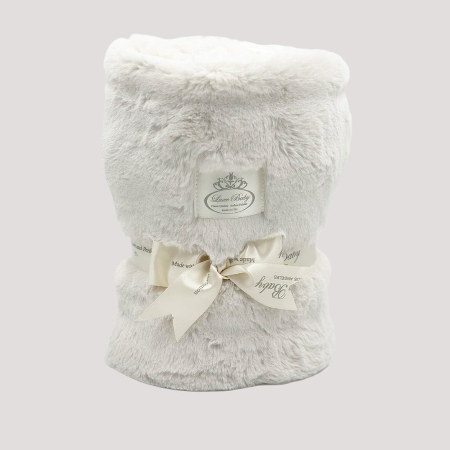Avery Faux Fur Cream Blanket