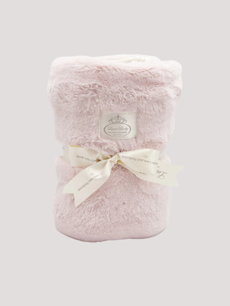 Mia Plush Pink Blanket