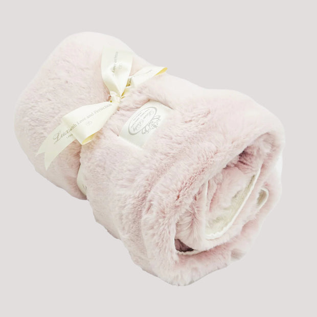 Mia Plush Pink Blanket