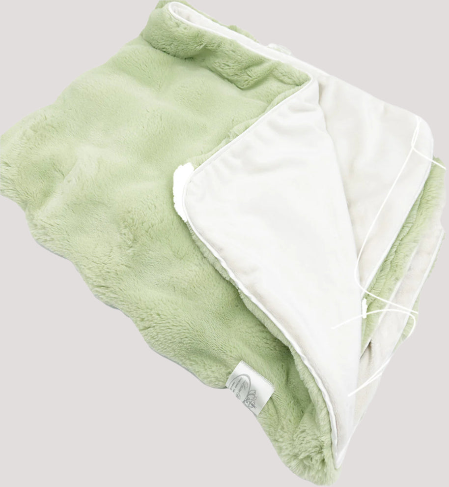 Liam Faux Fur Sage Blanket
