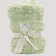 Liam Faux Fur Sage Blanket