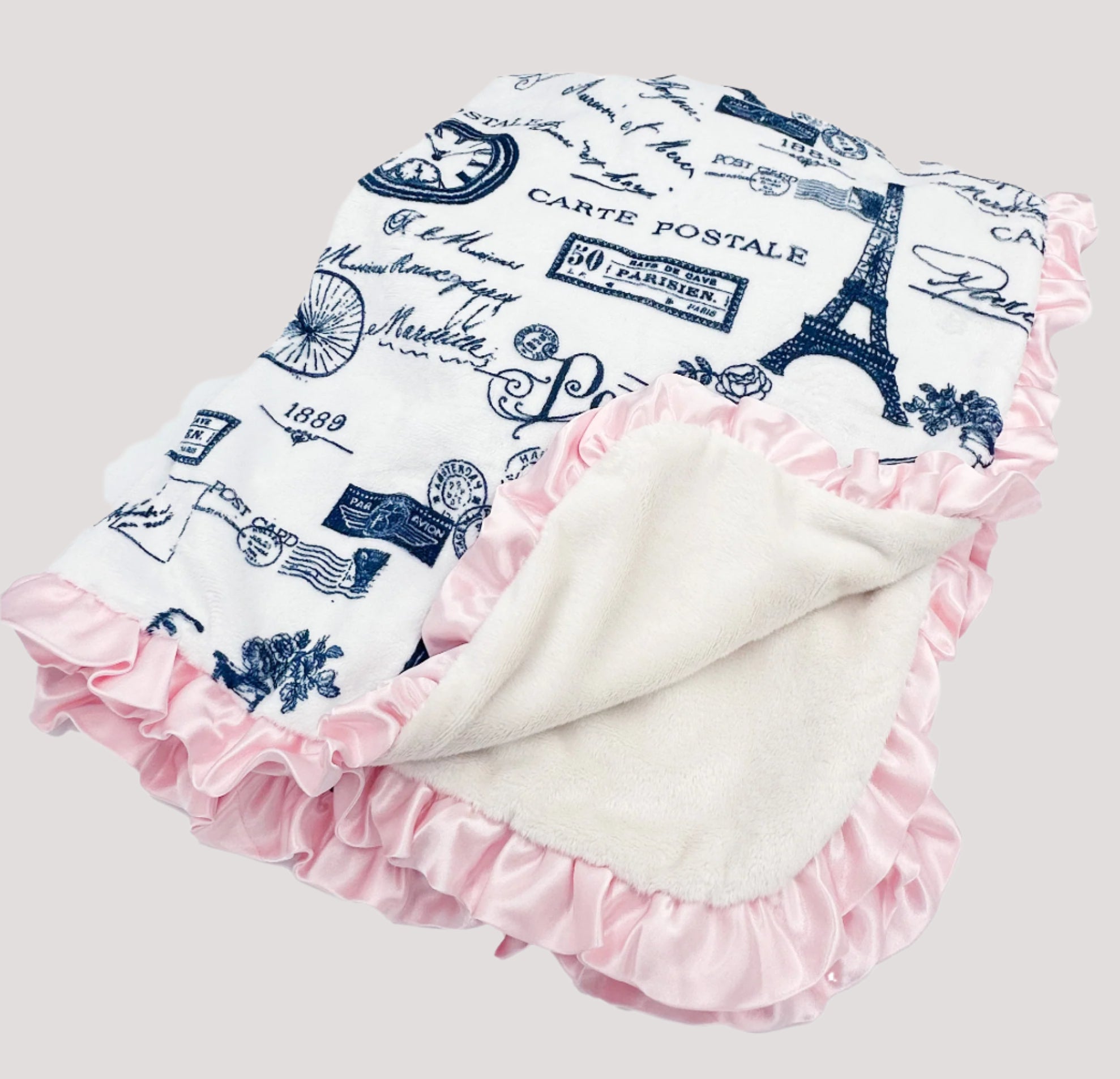 Emely in Paris Print Blanket