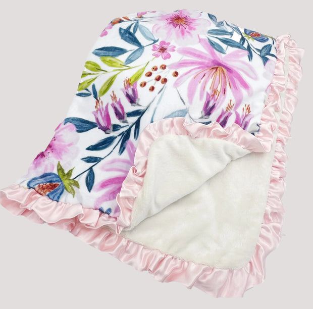 Isabella Spring Bouquet  Blanket