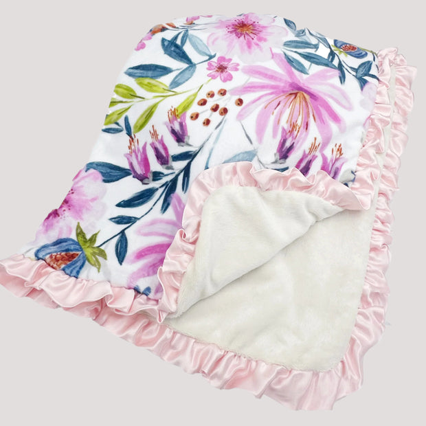 Isabella Spring Bouquet  Blanket
