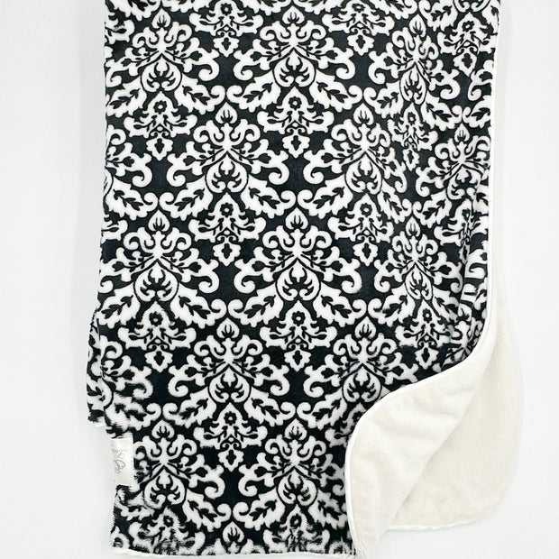 Parker Paisley Black & White Blanket