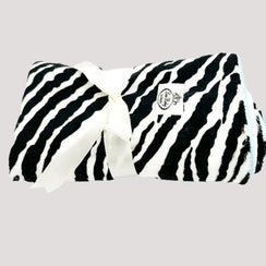 Ash Zebra Black & white Blanket