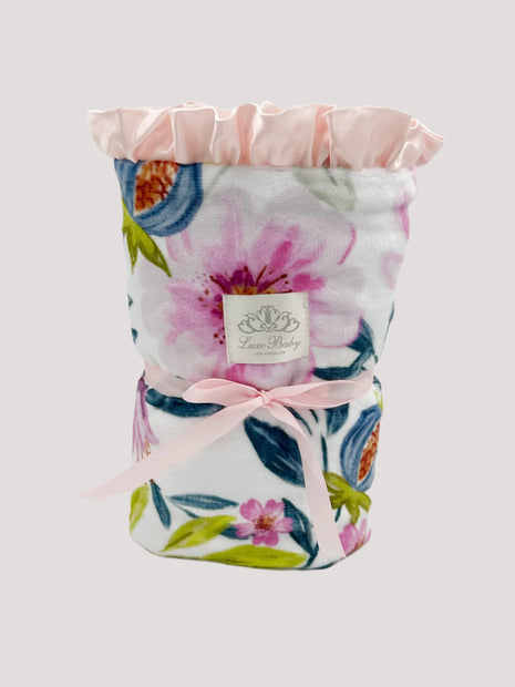 Isabella Spring Bouquet  Blanket
