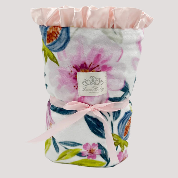 Isabella Spring Bouquet  Blanket