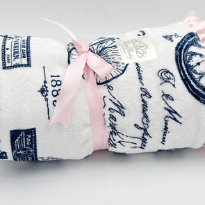 Emely in Paris Print Blanket
