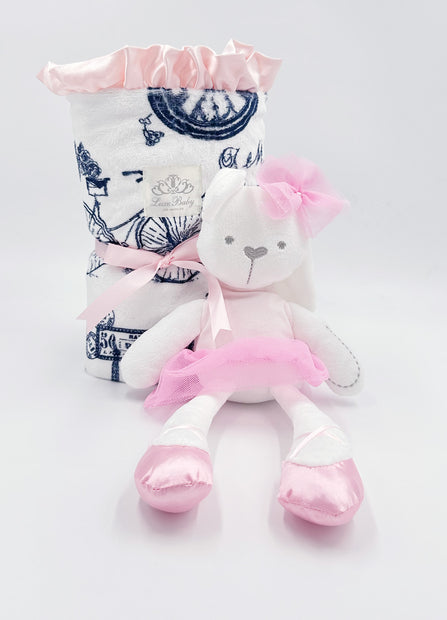 Emely in Paris Print Blanket