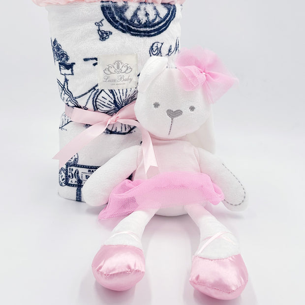 Emely in Paris Print Blanket