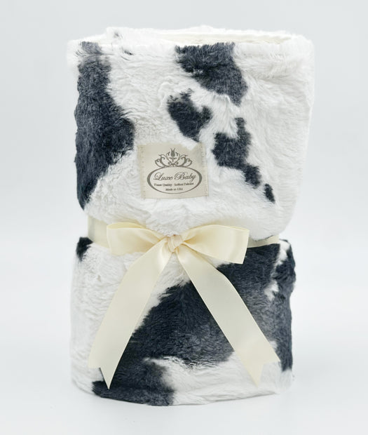 Calloway Black Print Blanket