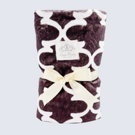 Parker geometric Grey & White Blanket