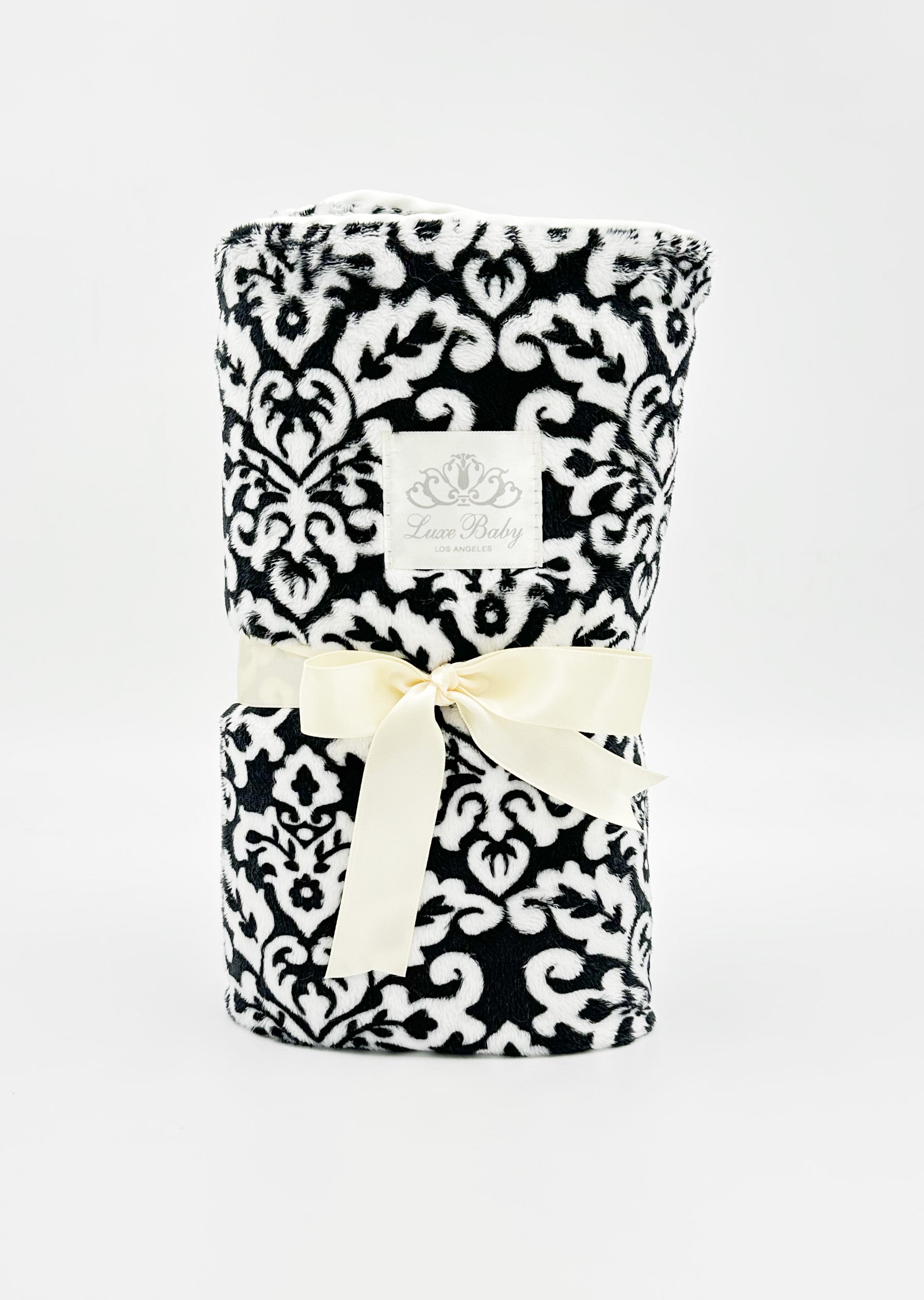 Parker Paisley Black & White Blanket