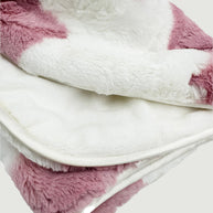 Calloway Pink Cow Print Blanket