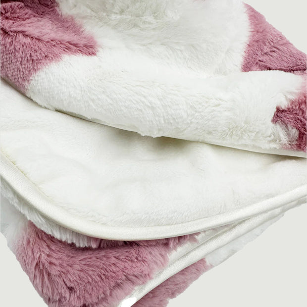 Calloway Pink Cow Print Blanket