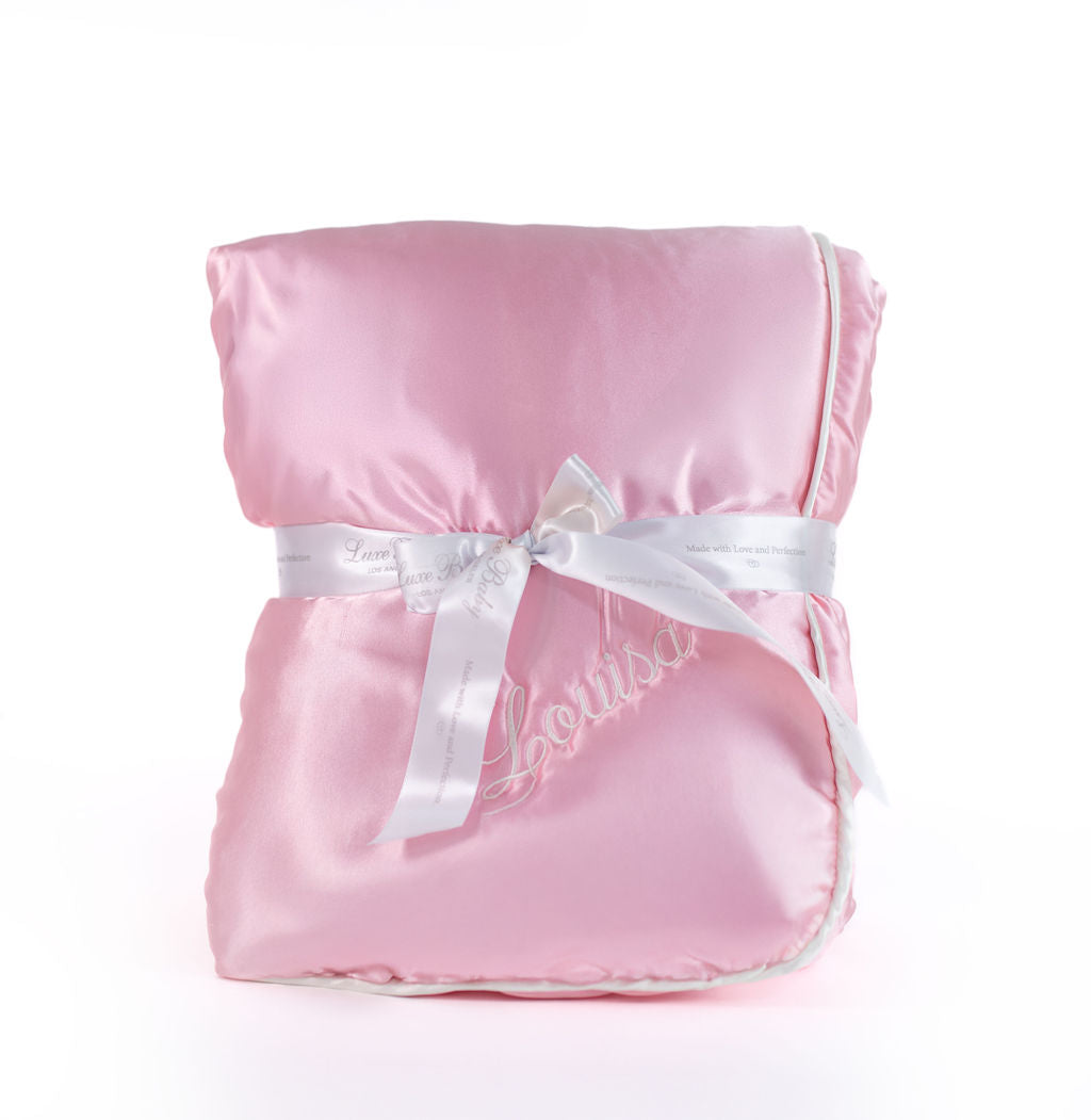 Cloud Satin Blanket-CRIB SIZE  36 X 42