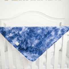 Luxe Baby Tye Dye Midnight Blue Blanket